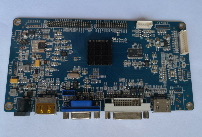 Fpd-qhd high and wide temperature liquid crystal driving board, DP to LVDS board