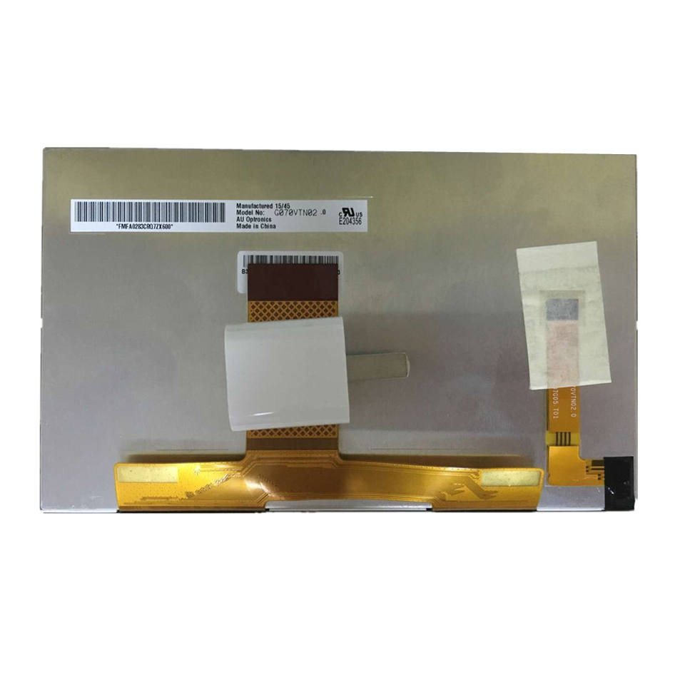 High Brightness AUO G070VTN02.0 7" Outdoor TFT LCD Panel | 1500 cd/m² Sunlight