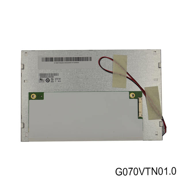 Original 7 inch 800x480 AUO TFT LCD Screen For Industry G070VTN01.0 with 300 nit