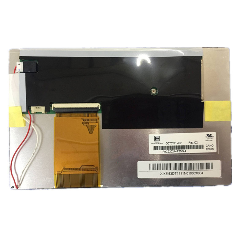 Industrial Innolux 7 inch TFT LCD Panel Display G070Y2-L01 with 800x480, 500 nit