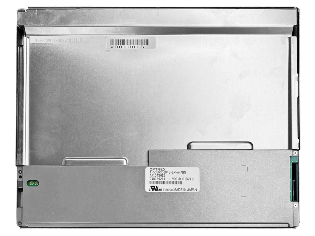 Mitsubishi AA104SH12 original panel, rear view with manufacturer label
