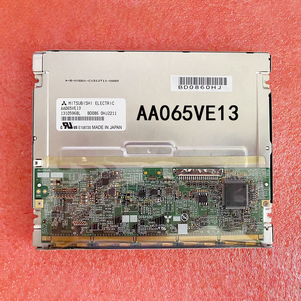 AA065VE13 rear-view reference with model label and circuit board