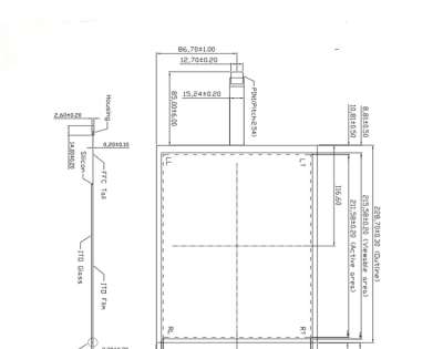 GP-104F-5M-NB06B Brief introduction of five wire resistive touch screen products
