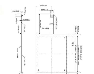 GP-084F-5M-NB04B Gtouch 8.4 "5-wire resistive touch screen