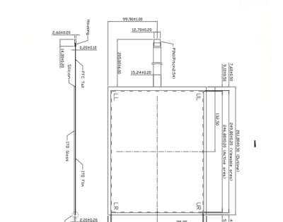 GP-121F-5M-NB09B 12.1inch five wire resistive touch screen