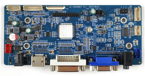 VDH68WV  Board Operating Voltage: 12~24VSupports LVDS /eDP interface LCD screen