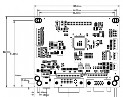 JZ-JYT68 Wide temperature industrial LCD driver board