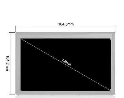 Tianma 7.0" P0700WSF2MB00 LCD - IPS, Wide Viewing Angle Industrial Display