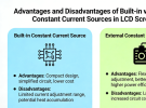 What are the advantages and disadvantages of built-in constant current source