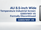 AU 8.5-inch Wide Temperature Industrial Screen G085VW01 V0 Formally Discontinued